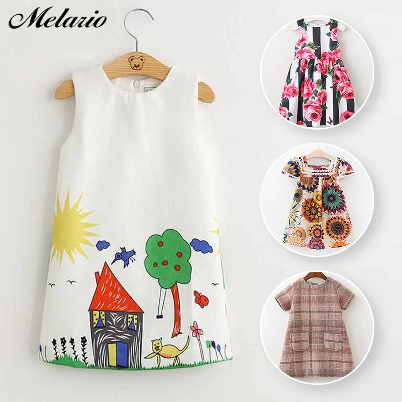 Baby Clothing H&M - Melario meninas vestido 2023 crianças roupas