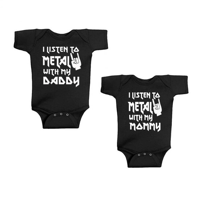 Baby Clothing Crochet - Body de metal com meu pai
