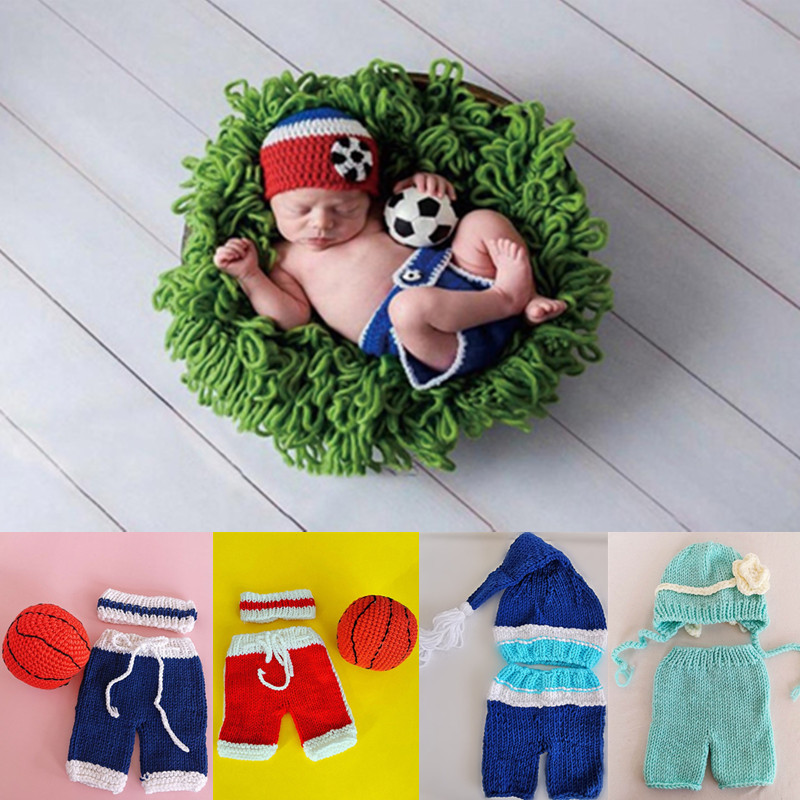 Baby Clothing Crochet - Conjunto de roupas para fotos de
