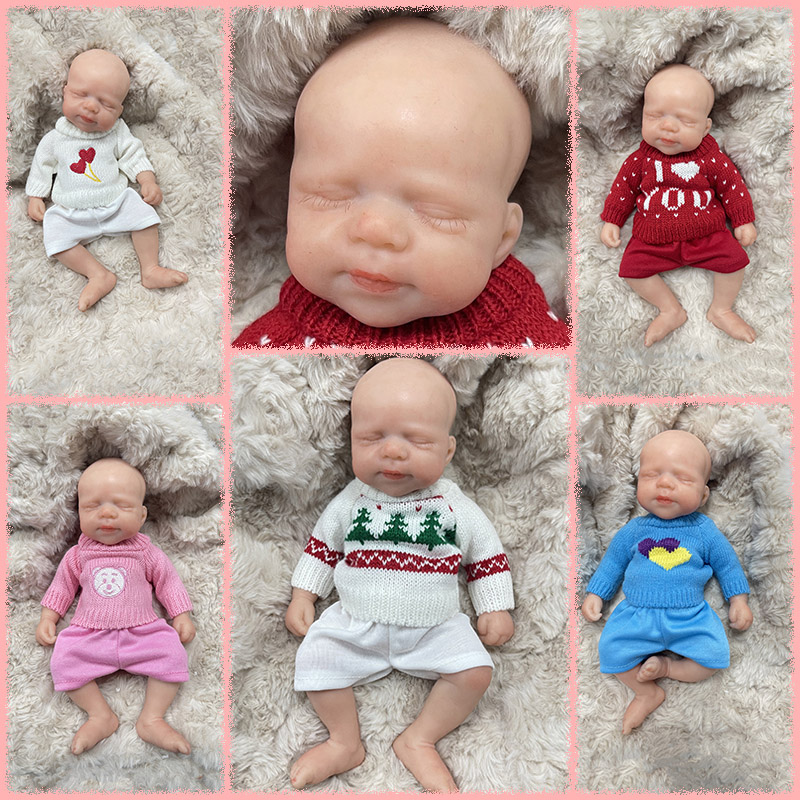 Baby Clothing Model - 10 Polegada pascale artesanal sem cabelo