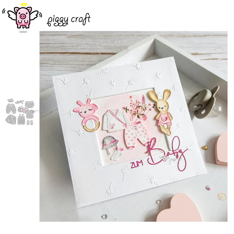 Piggy artesanato corte de meta - Baby Clothing Model avaliação e preço