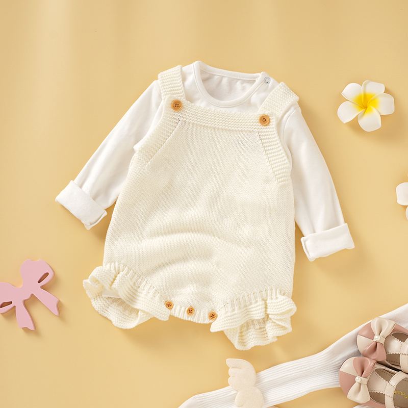 Bodysuit do bebê de malha infa - Baby Clothing Brands avaliação e preço