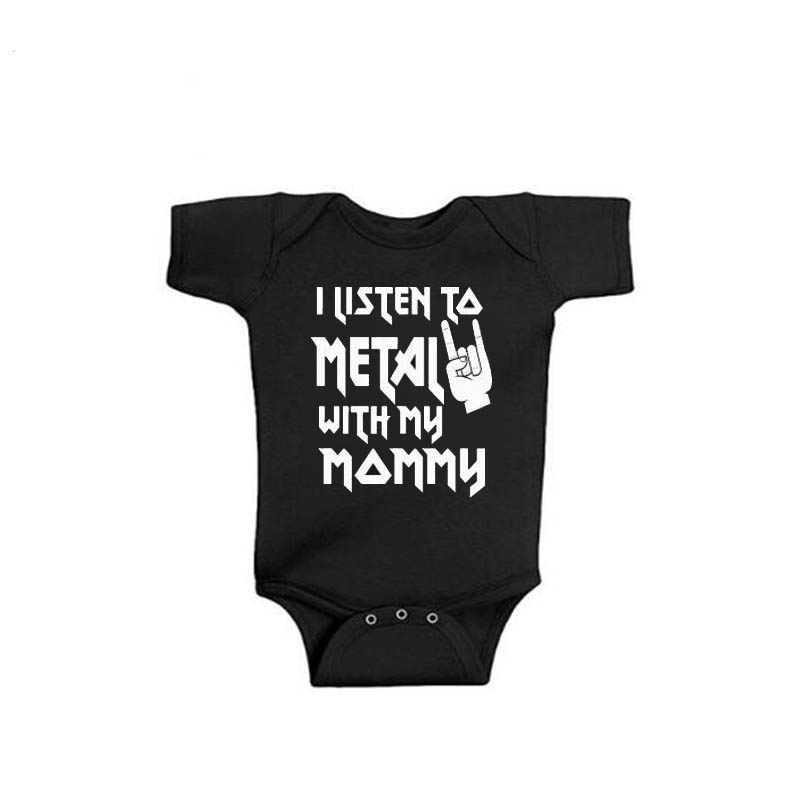 Body de metal com meu pai e ma - Baby Clothing Crochet avaliação e preço