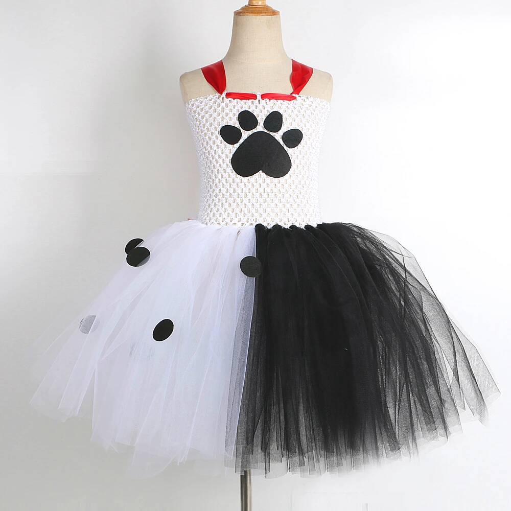 Vestido Tutu de Cão Dálmata pa - Baby Clothing Crochet avaliação e preço