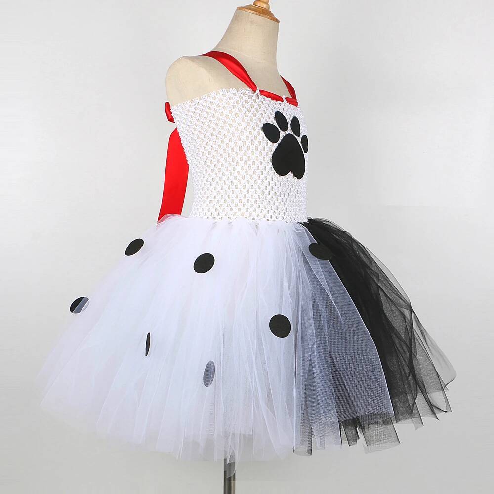 Vestido Tutu de Cão Dálmata pa - Baby Clothing Crochet avaliação e preço