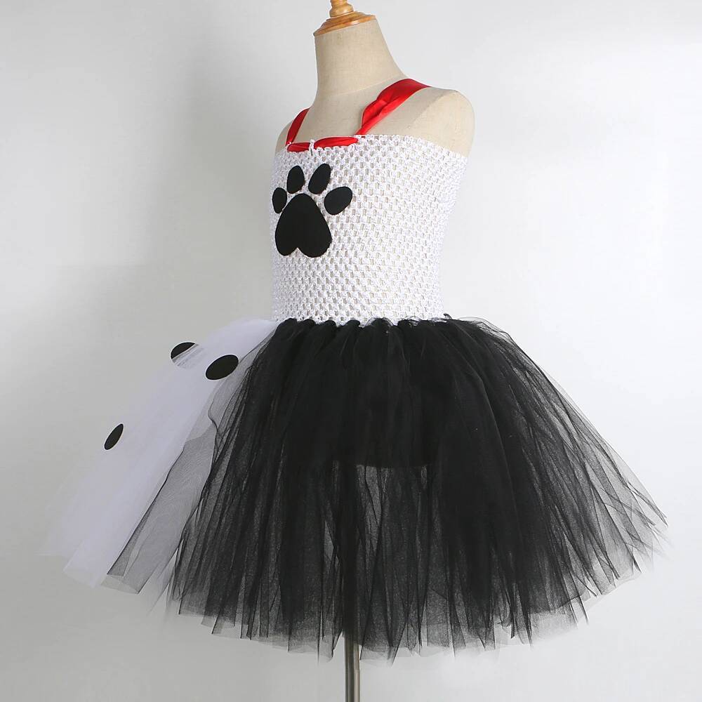 Vestido Tutu de Cão Dálmata pa - Baby Clothing Crochet avaliação e preço