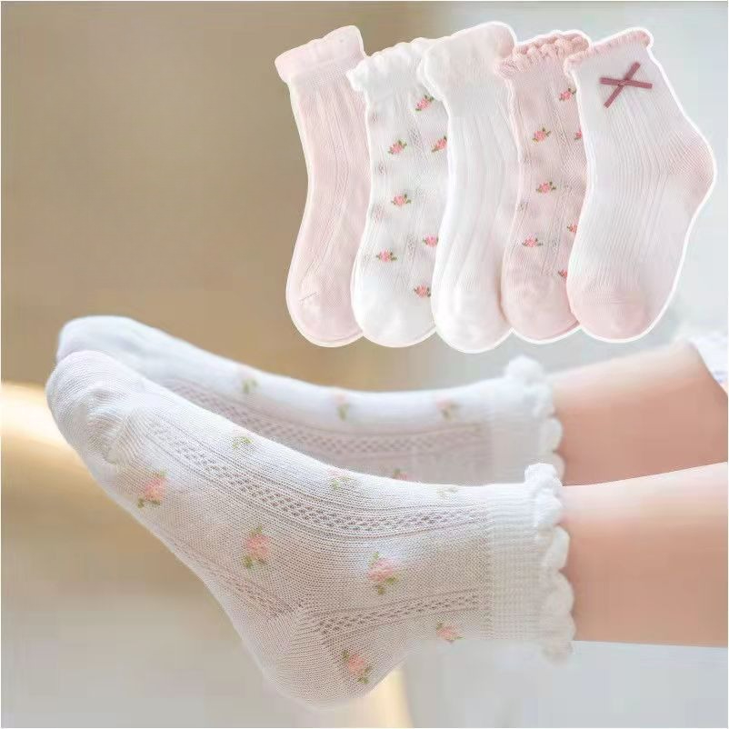 Meias para meninas com estampa - Baby Clothing In Summer avaliação e preço