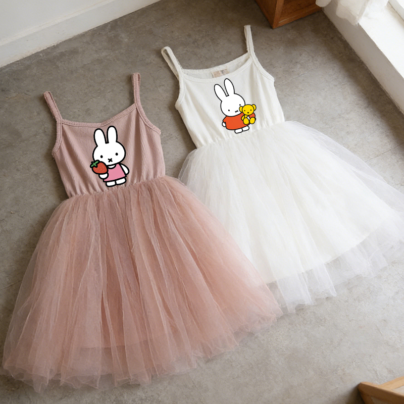 Vestido Infantil Miffy com Alç - Baby Clothing In Summer avaliação e preço
