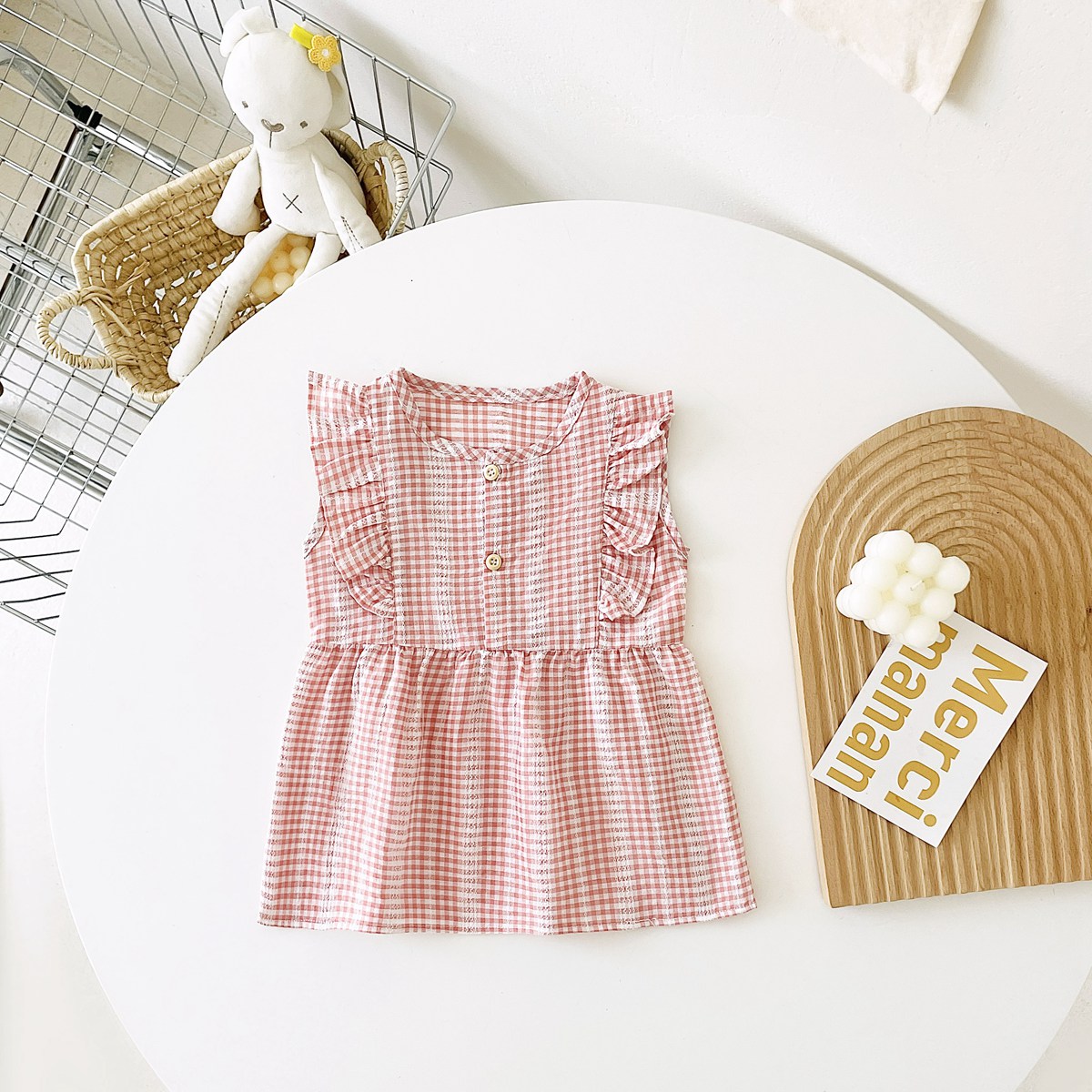 Sanlutoz Vestido de algodão pa - Baby Clothing Pk avaliação e preço