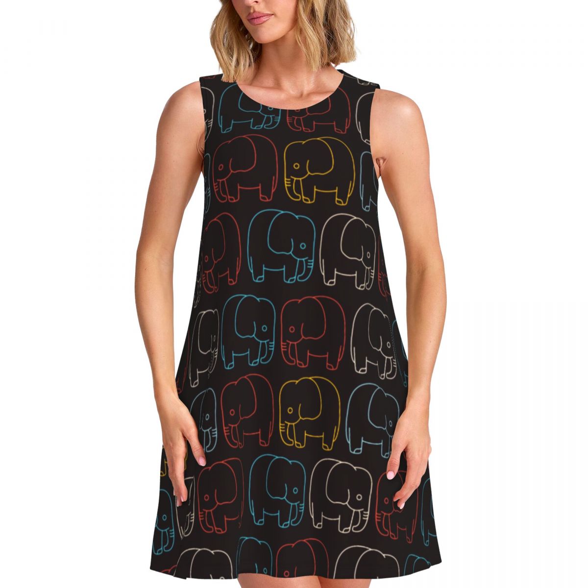 Vestido Retrô com Estampa de E - Baby Clothing H&M avaliação e preço
