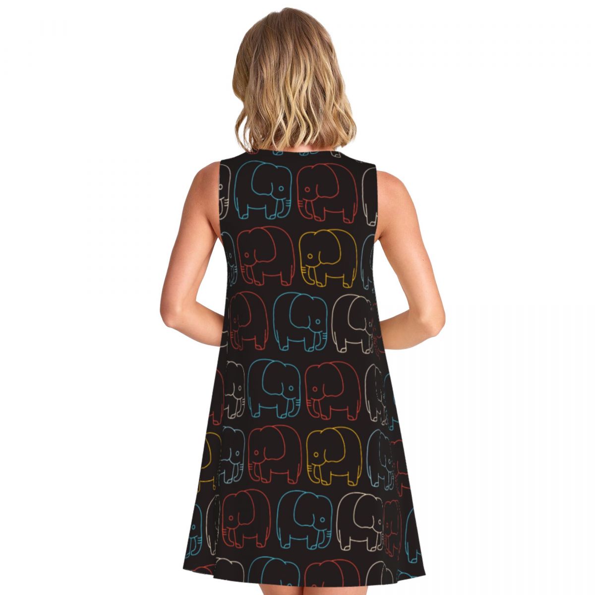 Vestido Retrô com Estampa de E - Baby Clothing H&M avaliação e preço