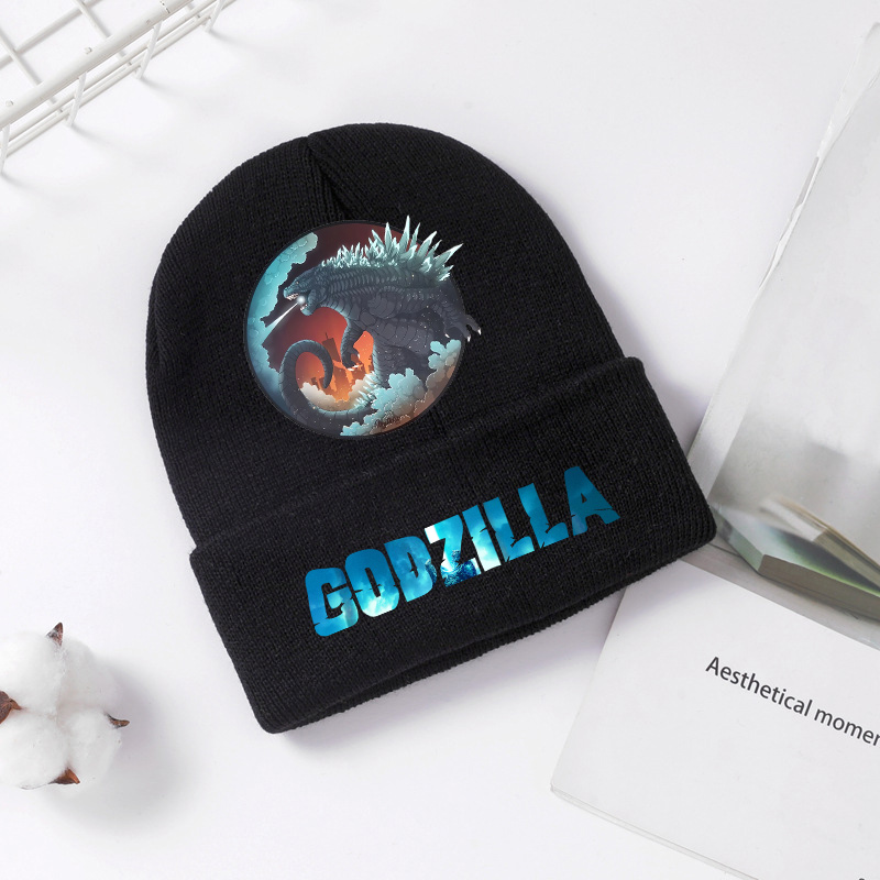 Godzilla chapéu de malha inver - Baby Clothing Model avaliação e preço
